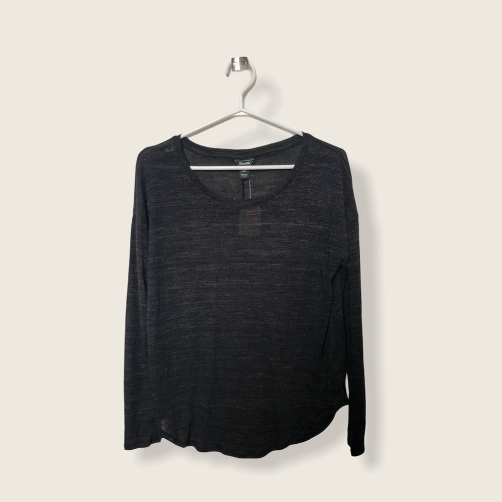 Roots - Heathered Black Long Sleeve